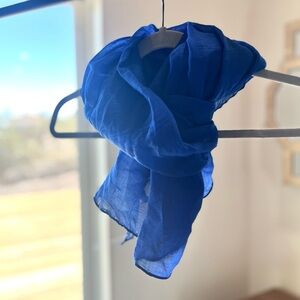 BOGO & Free shipping! Vibrant Blue Scarf